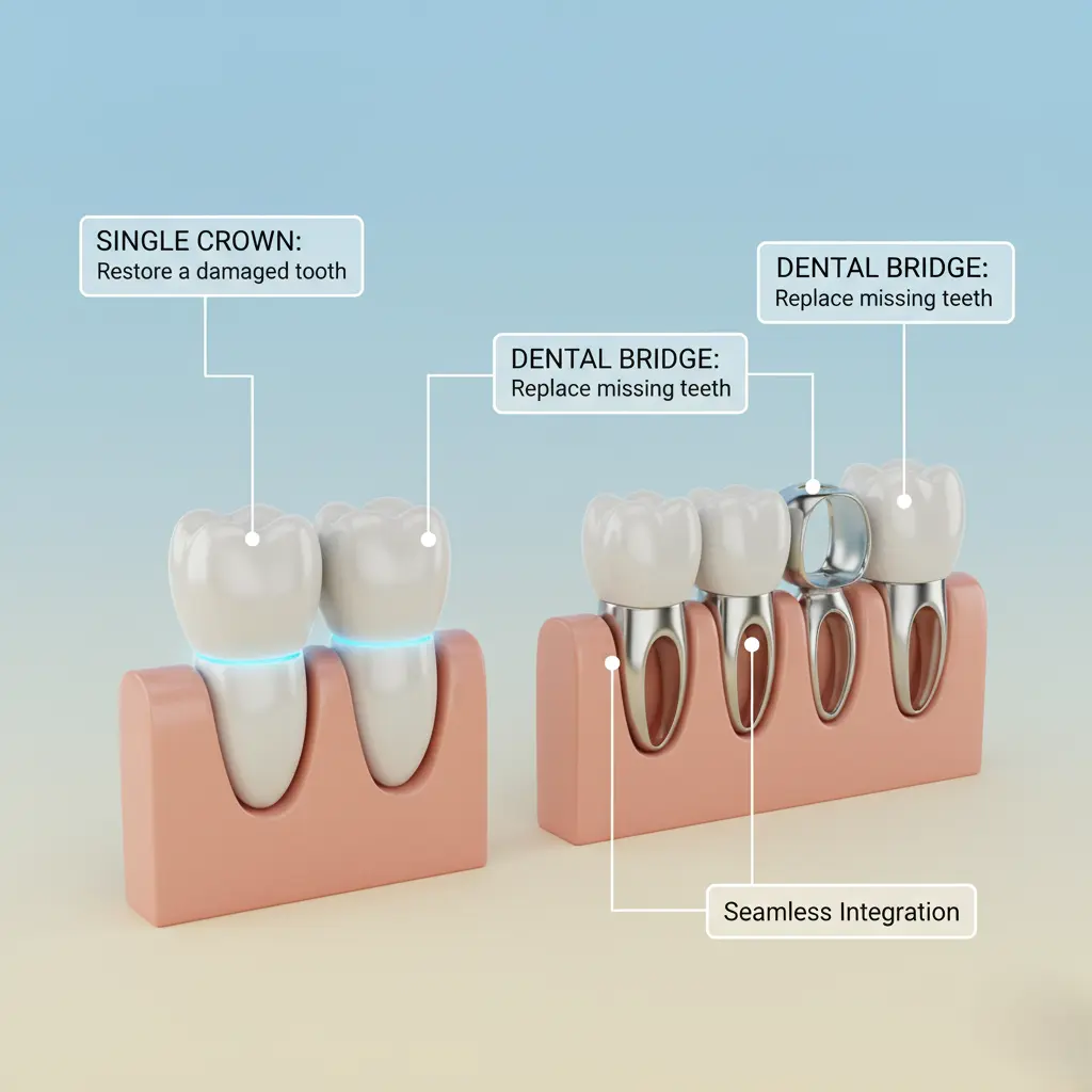 Crown and Bridges Treatment at Dr. Akshay's DentAvenue